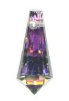 1 9x18mm Preciosa Light Vitrail Half Coat Straight Cut Drop